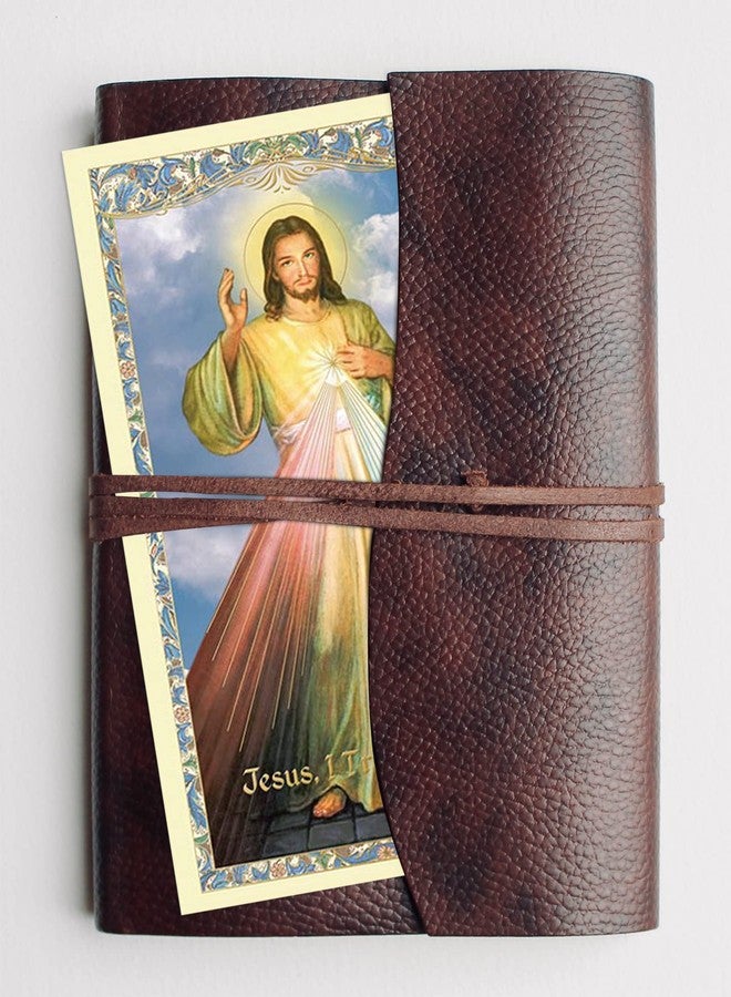 Trendzeen Divine Mercy Picture - Divine Mercy Door Blessing, Divine Mercy Prayer Card, The Lord's Prayer Card | Divine Mercy Image Wood Cross Plaque Set | Divine Mercy Wall Hanging For Home Decor, Art | 3 Items - Image 3